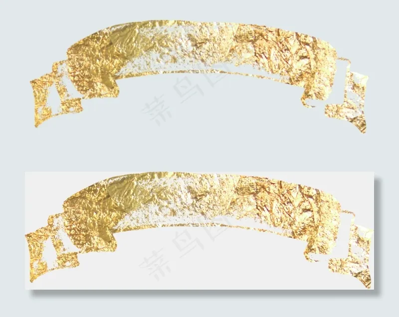 金色欧式花边花纹金粉边框免扣素材