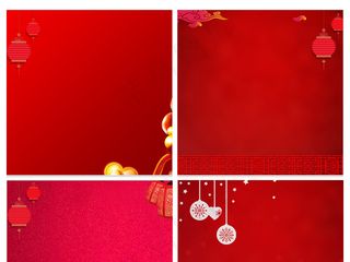 淘宝主图红色新年背景图