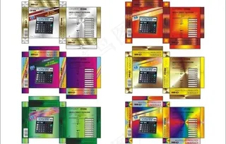 电子计算器包装盒图片