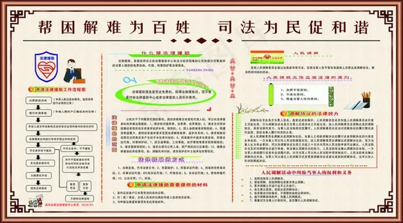 司法局展板