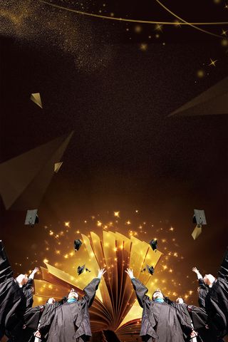 黑金高考倒计时宣传海报背景素材