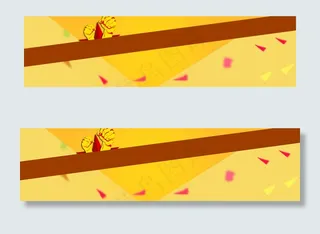 美食双12banner创意设计