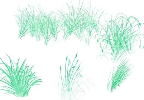 漂亮小草笔刷图片 漂亮小草笔刷图片