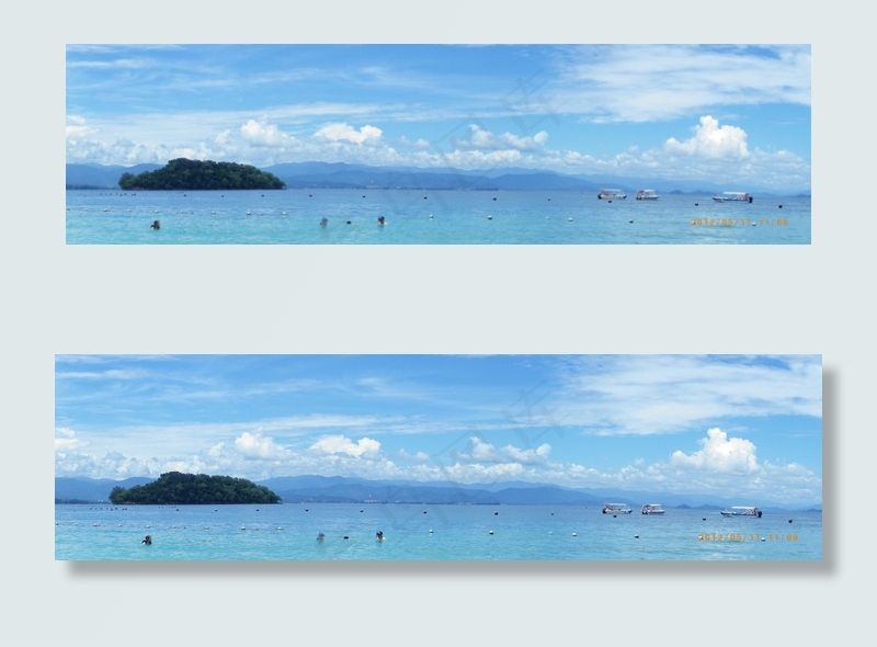 马来西亚海滩全景图片