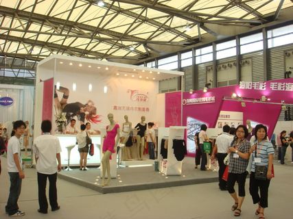 内衣展会橱窗展示图片