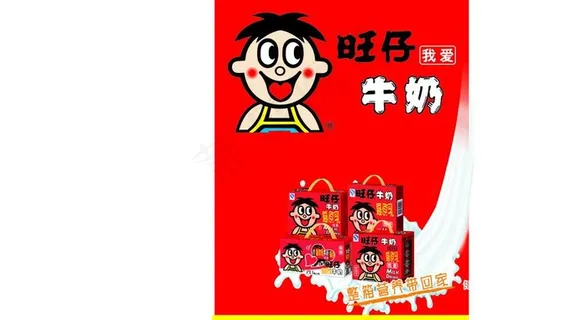 旺仔牛奶包墙制作图片