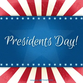 总统日背景矢量