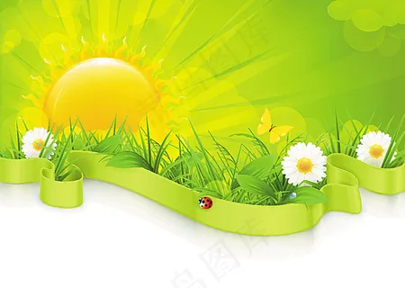 矢量展板背景设计素材