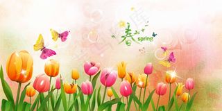 时尚浪漫春天海报