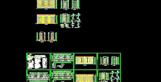 单元式多层住宅建筑施工图