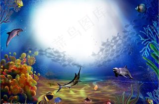 海底世界精品相框图片