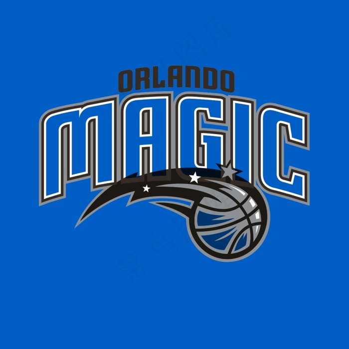 美国NBA魔术队标志logocdr矢量模版下载