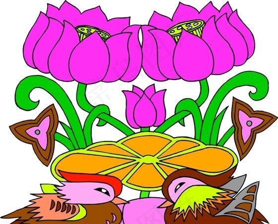 吉祥图案 中华传统图案 动物装饰图案 矢量素材 CDR格式_0082cdr矢量模版下载