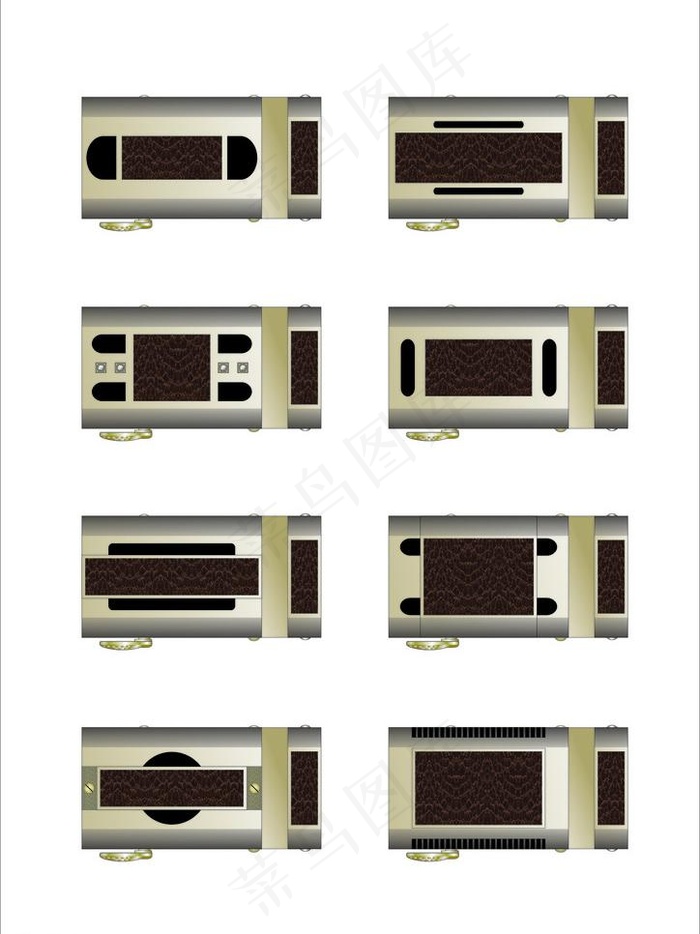休闲皮带扣（皮带头）系列5图片cdr矢量模版下载