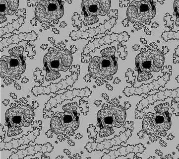 骷髅头印花图片