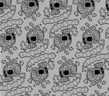 骷髅头印花图片 骷髅头印花图片