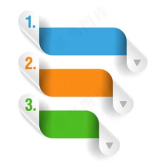 彩色折纸标签图片 彩色折纸标签图片