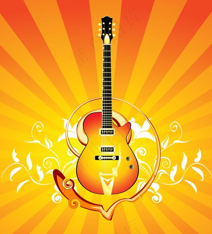 吉他矢量图片