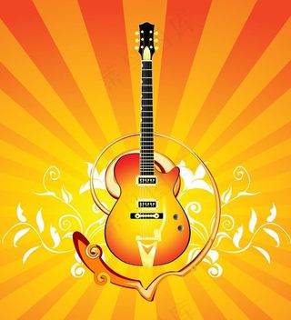 吉他矢量图片