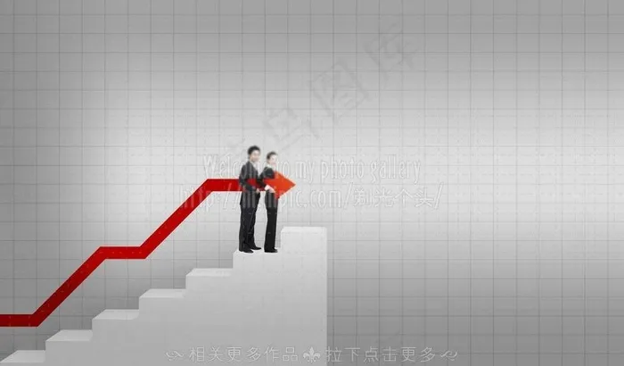 上升箭头图片