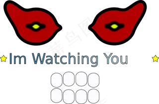 眼睛标识剪贴画