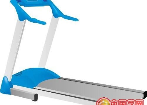 跑步机ai矢量模版下载