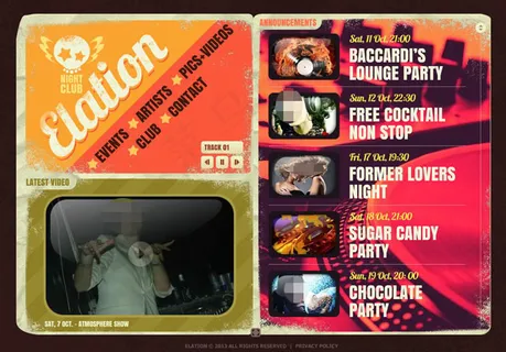 五角心渐变flash