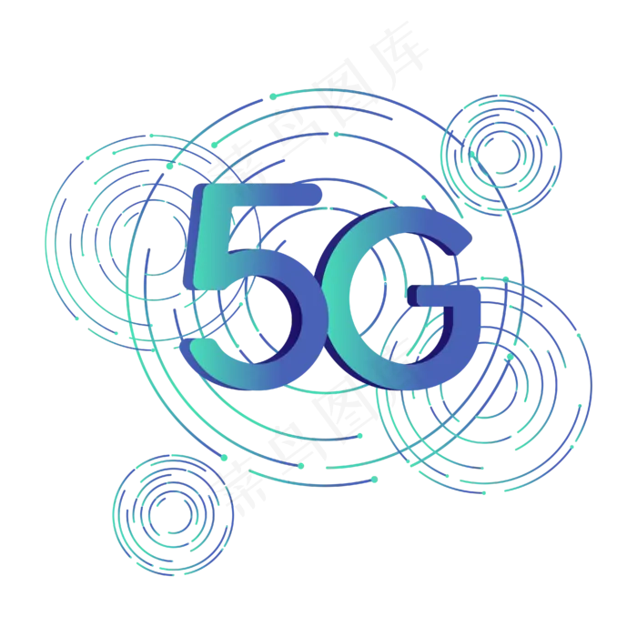 矢量免扣卡通5G网络,免抠元素(4167*4167px 300 dpi )ai矢量模版下载