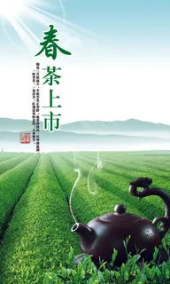 最新春茶上市海报设计PSD源文件模... 最新春茶上市海报设计PSD源文件模...