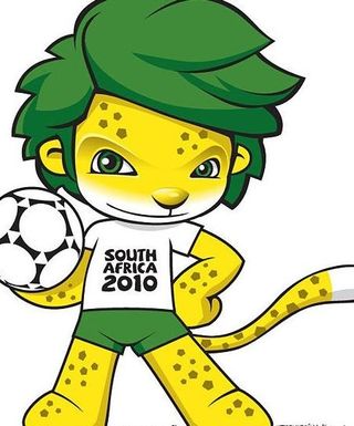 2010南非世界杯吉祥物矢量素材