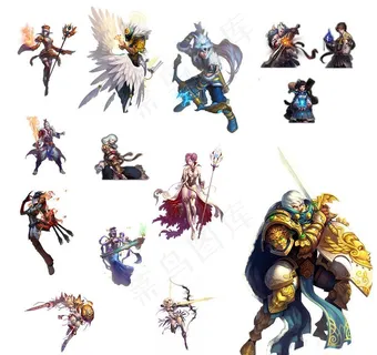 游戏人物分层素材图片