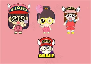 阿拉蕾帽子人物q版