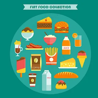 美食快餐图标图片