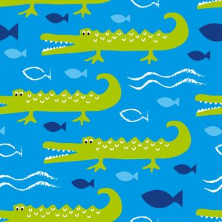 卡通可爱北欧童话梦幻儿童动物无缝平铺背景头像印刷矢量图片素材