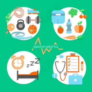 健康生活方式标签