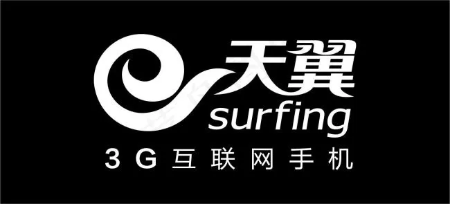天翼logocdr矢量模版下载