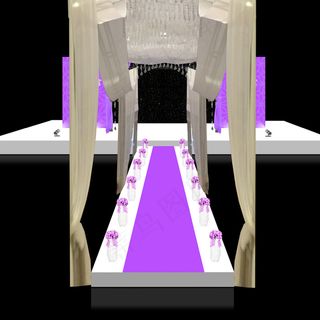 婚礼资料布置图库婚庆背景舞台现场效果图