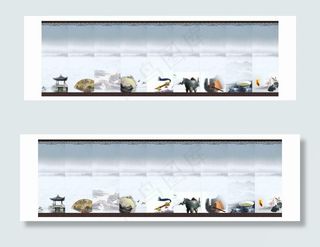 中国风相框背景图片