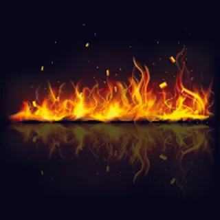 烈焰装饰背景矢量素材-2