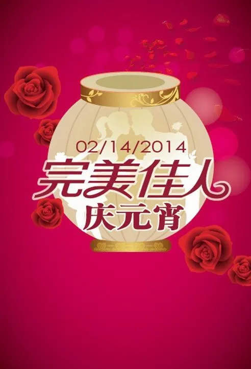 完美佳人 庆元宵图片ai矢量模版下载