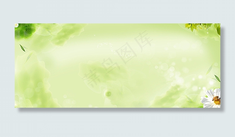 绿色清新梦幻背景图片