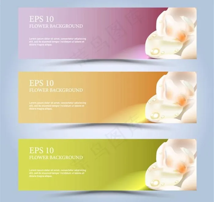鲜花bannereps,ai矢量模版下载