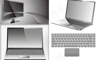 动感线条笔记本电脑图片