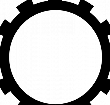 齿轮形状矢量设计元素