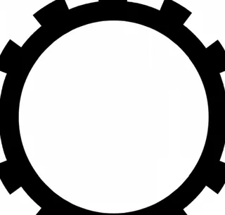 齿轮形状矢量设计元素