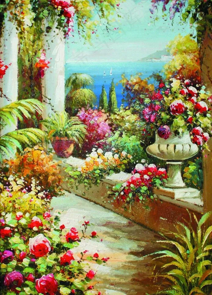 春天的花园图片