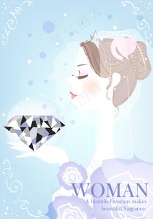 清新简约风格 人物 矢量图 下载