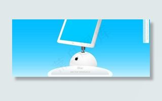 iMac电脑免费矢量
