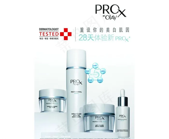 玉兰油包柱图片psd模版下载