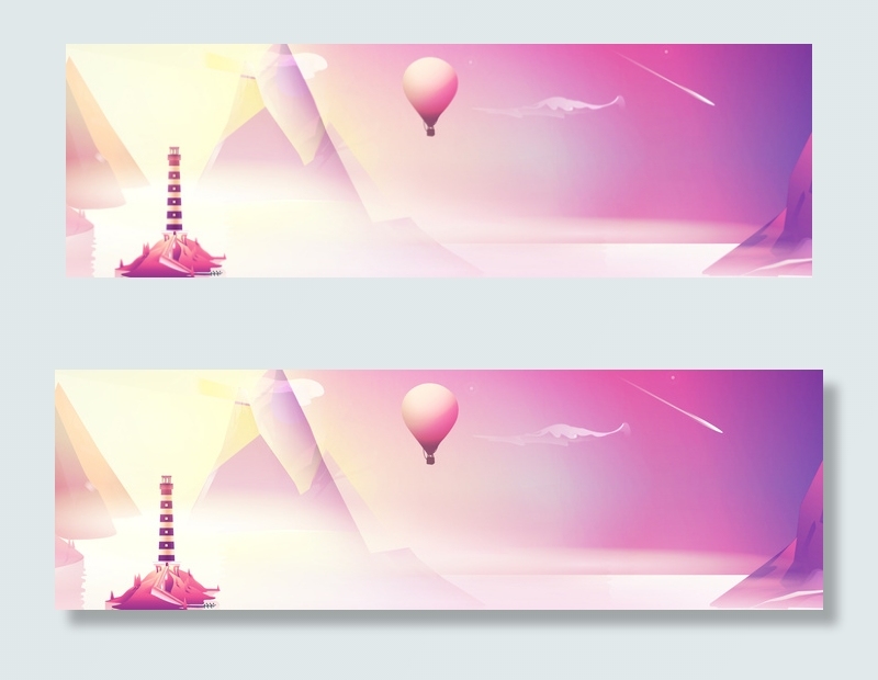 中秋节儿童卡通新品banner海报...(1920X600(DPI:72))psd模版下载